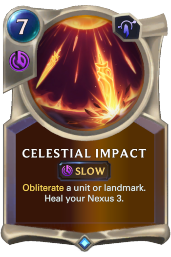 Celestial Impact Card