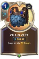 Chain Vest Card