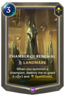 Chamber of Renewal Card