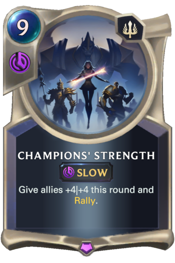 Champions' Strength Card