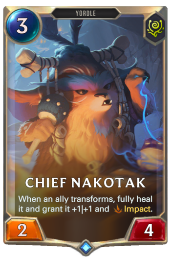 Chief Nakotak Card