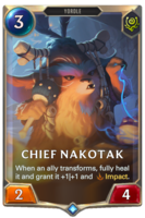 Chief Nakotak Card