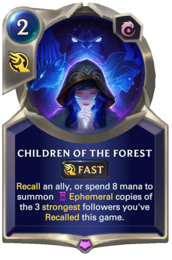 Children of the Forest Card