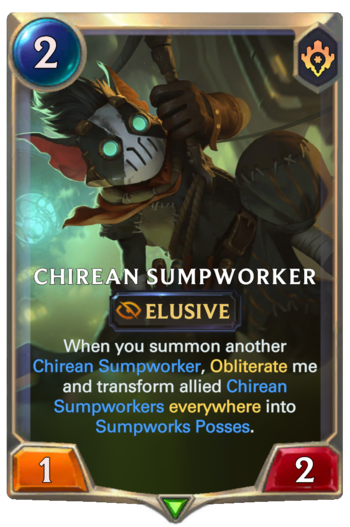 Chirean Sumpworker Card