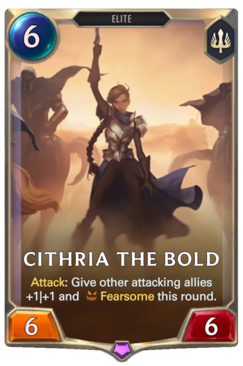 Cithria the Bold Card