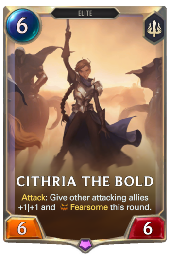 Cithria the Bold Card