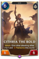 Cithria the Bold Card
