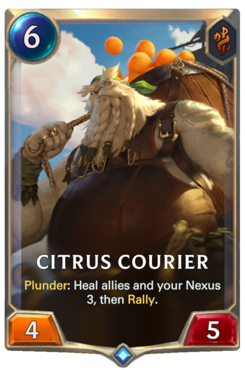 Citrus Courier Card