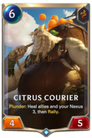 Citrus Courier Card