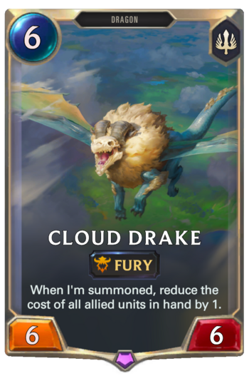 Cloud Drake Card