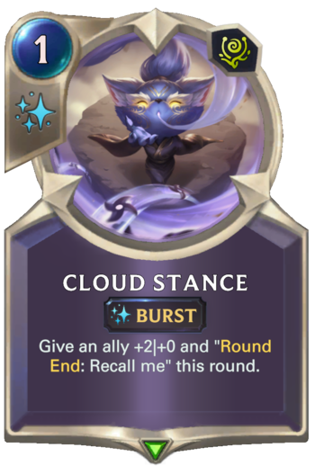 Cloud Stance Card