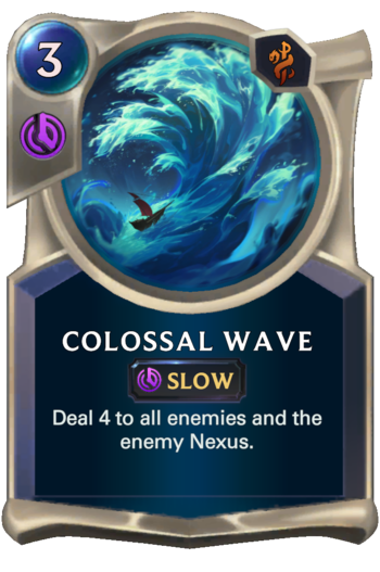 Colossal Wave Card