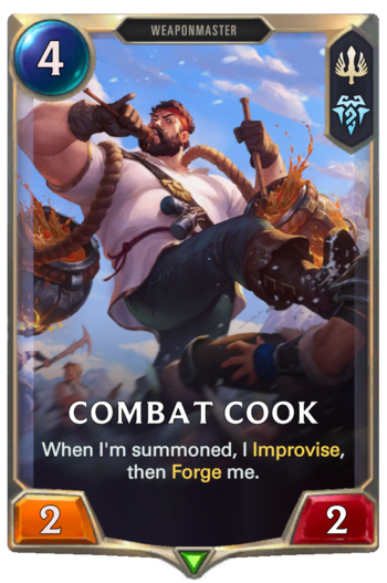 Combat Cook Card
