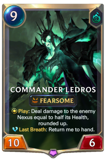 Commander Ledros Card
