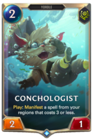 Conchologist Card