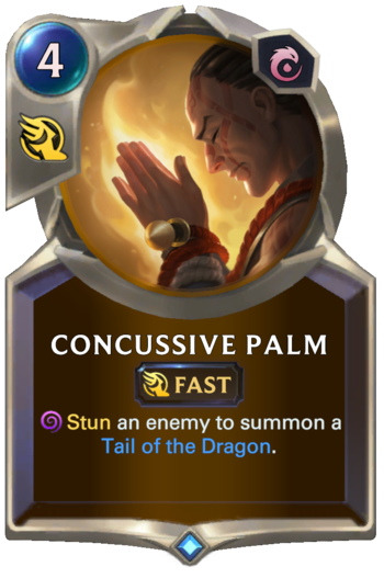 Concussive Palm Card