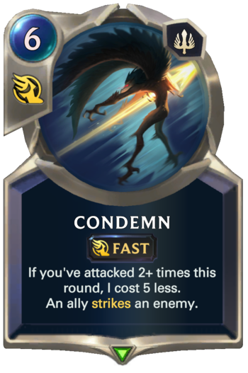 Condemn Card