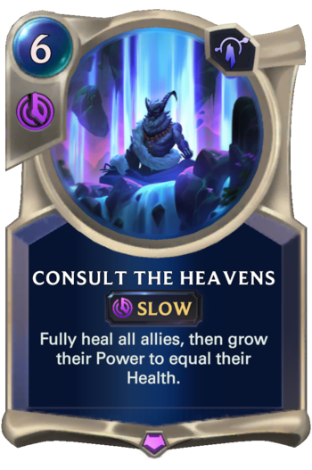 Consult the Heavens Card