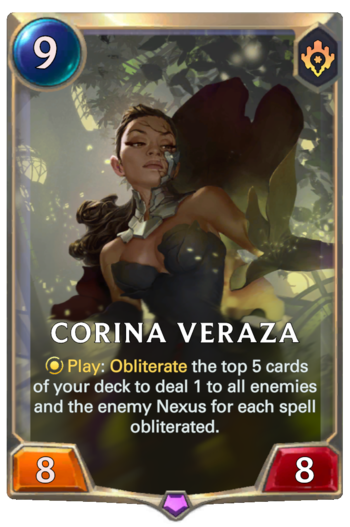Corina Veraza Card