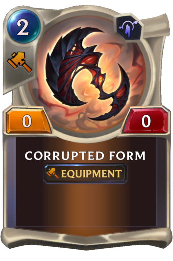 Corrupted Form Card