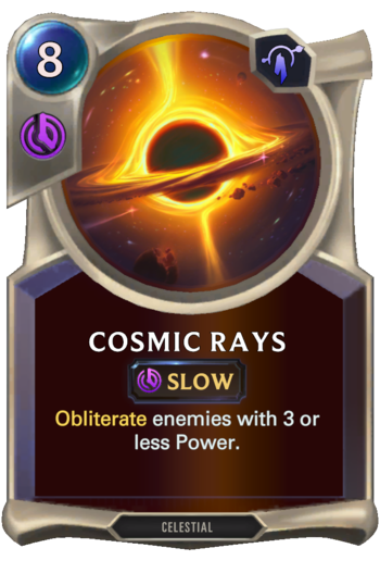 Cosmic Rays Card