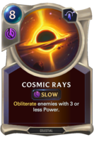 Cosmic Rays Card