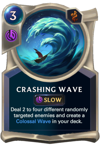 Crashing Wave Card