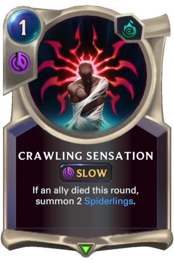 Crawling Sensation Card