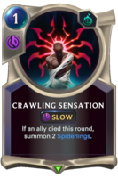 Crawling Sensation Card