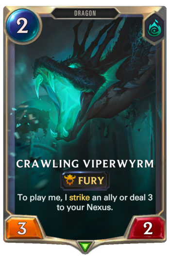 Crawling Viperwyrm Card