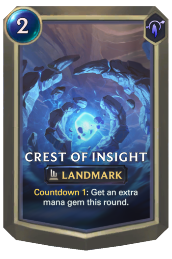 Crest of Insight Card