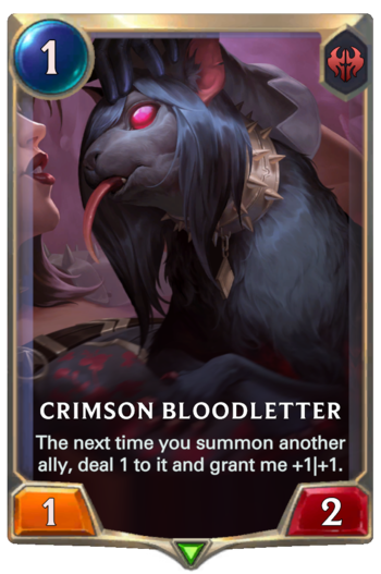 Crimson Bloodletter  Card