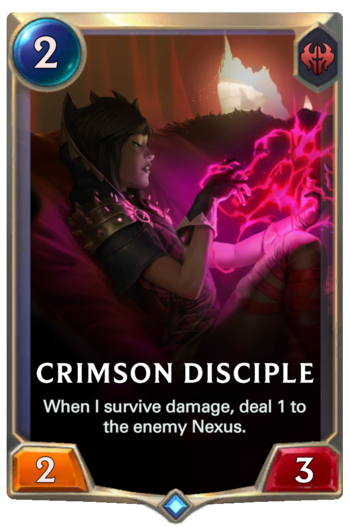 Crimson Disciple Card
