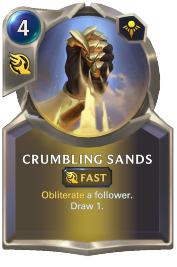 Crumbling Sands Card