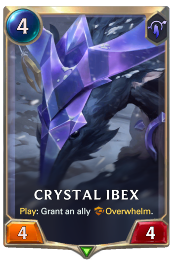Crystal Ibex Card