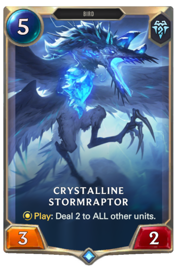 Crystalline Stormraptor Card