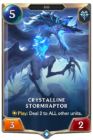 Crystalline Stormraptor Card