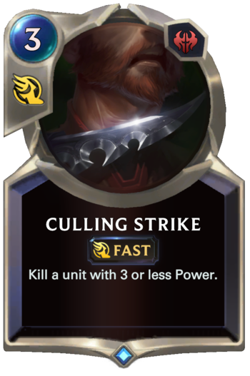 Culling Strike Card