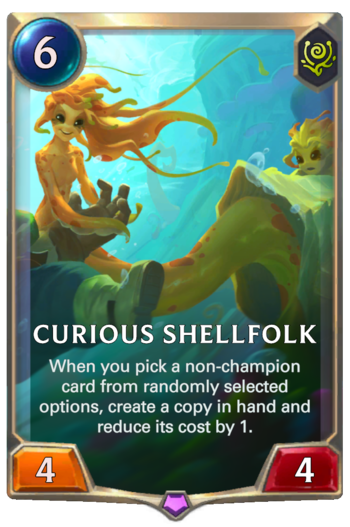Curious Shellfolk Card