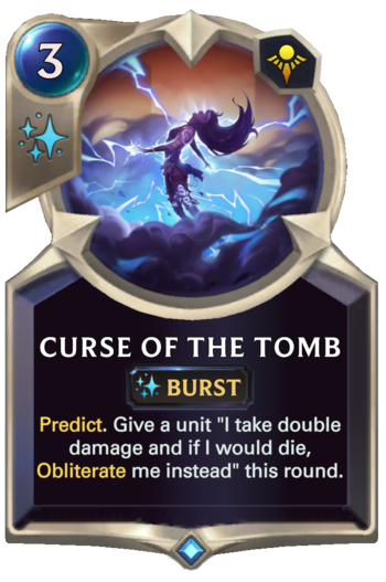 Curse of the Tomb Card