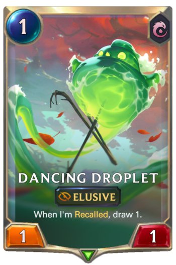 Dancing Droplet Card