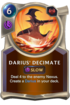 Darius's Decimate Card