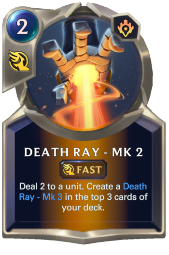 Death Ray - Mk 2 Card