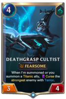 Deathgrasp Cultist Card
