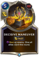 Decisive Maneuver Card