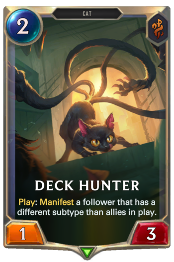 Deck Hunter Card