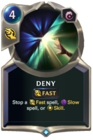 Deny Card