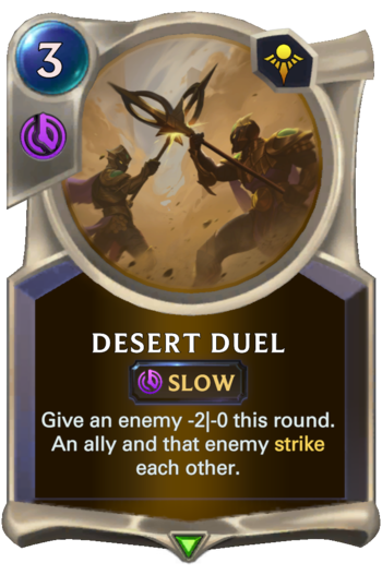 Desert Duel Card