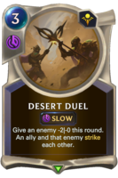 Desert Duel Card
