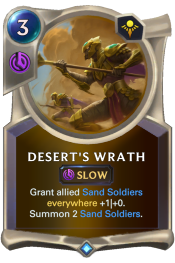 Desert's Wrath Card